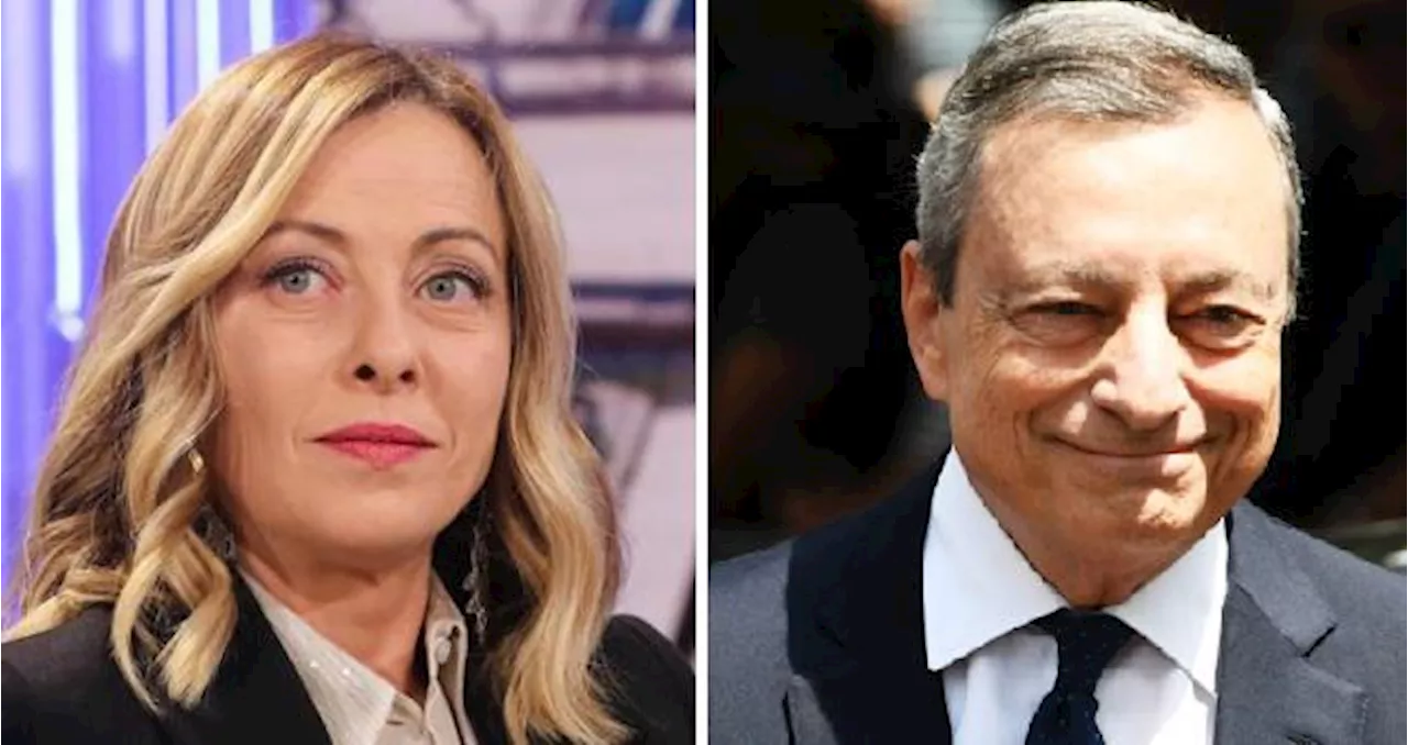 Meloni-Draghi, oggi la telefonata e poi ci sarà incontro