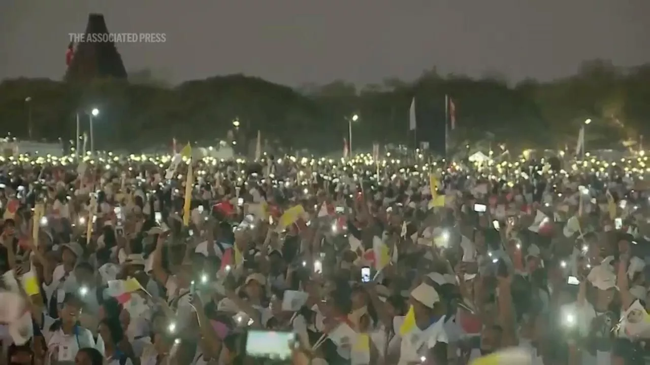 Pope Francis’ Mass in East Timor draws 600,000 people, nearly half the population