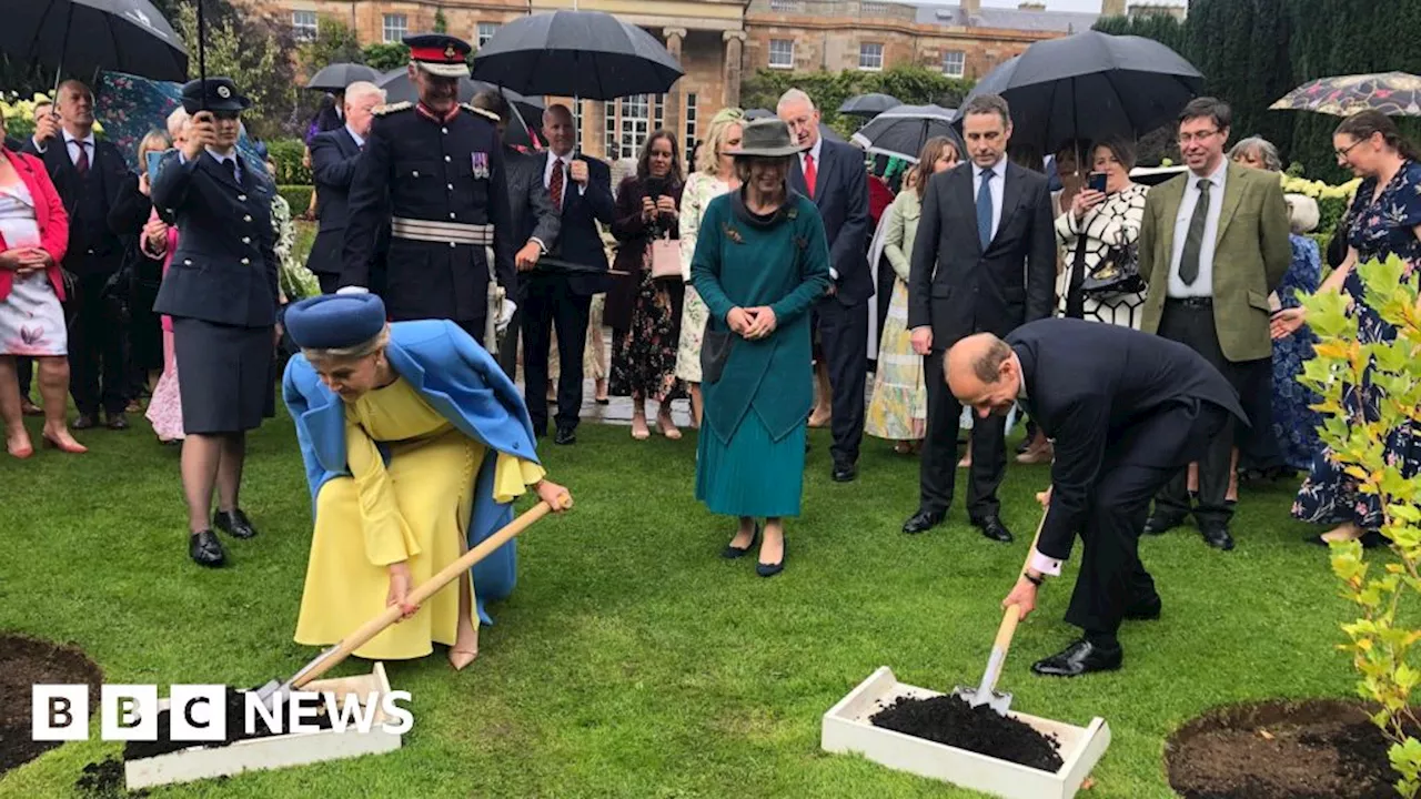 Duke and Duchess of Edinburgh visit Hillsborough for garden party