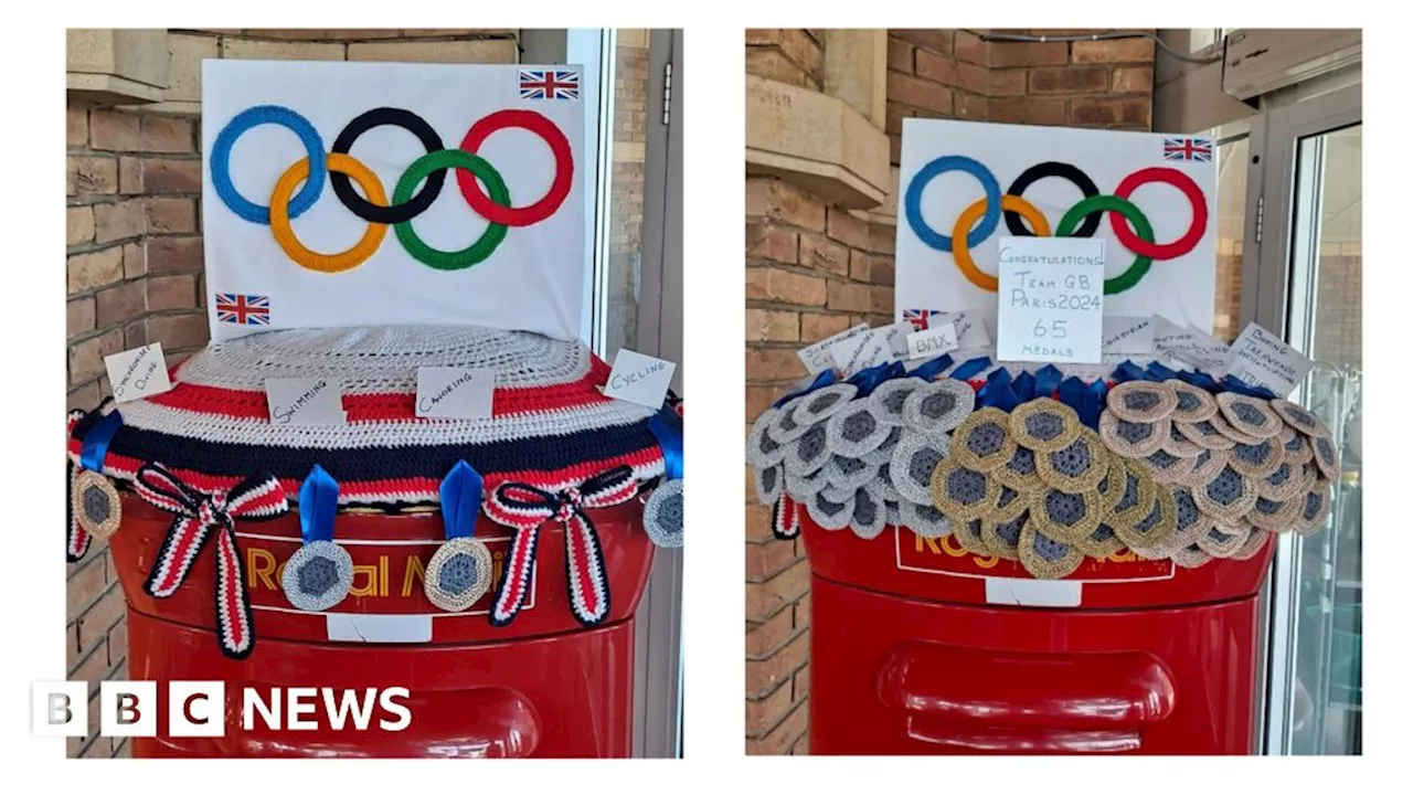 Wool-ympic Rushden post box tribute is a topper