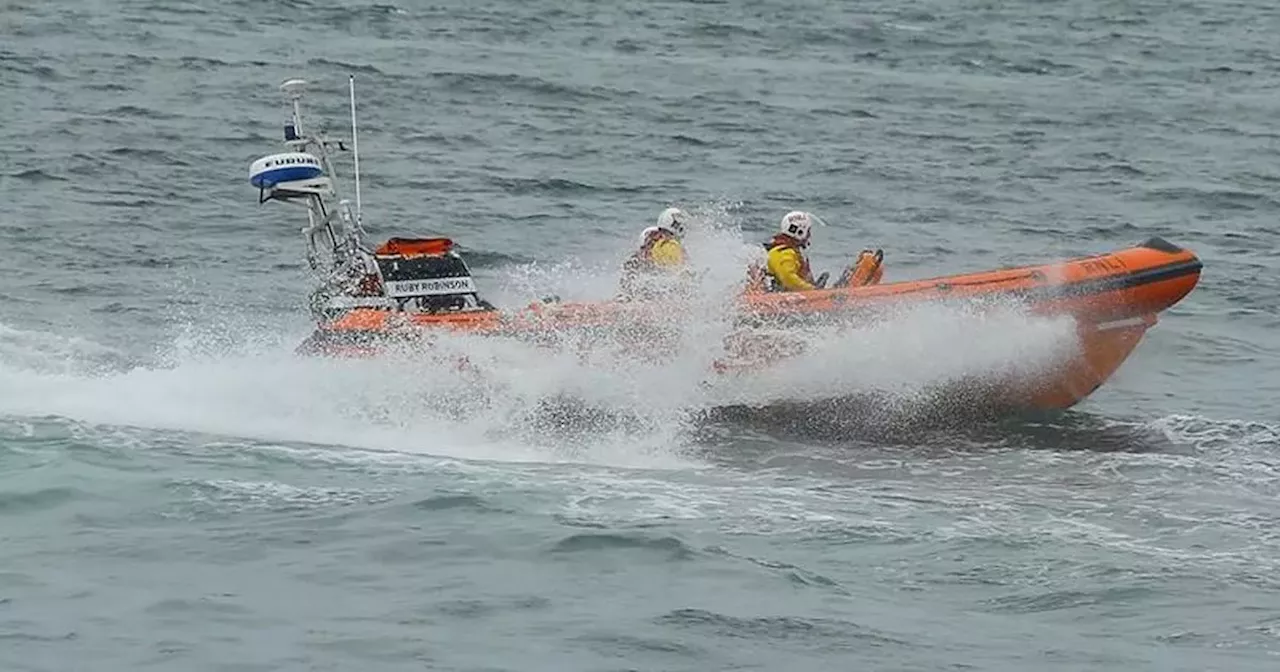 NI lifeboat crew save three people after being called out twice in one day