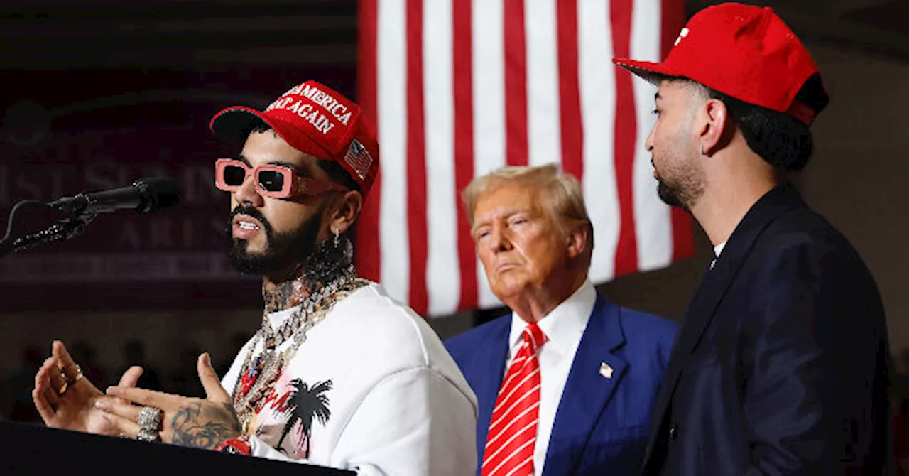 Watch: Puerto Rican Rap Star Anuel AA Shows Trump Armored Truck During Mar-a-Lago Visit