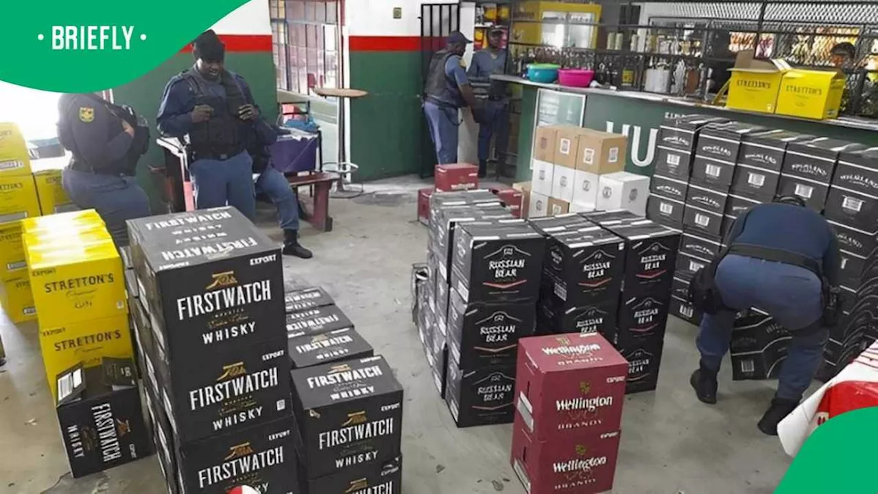 Cape Town SAPS Seize R600,000 Worth of Illegal Booze From Cape Flats