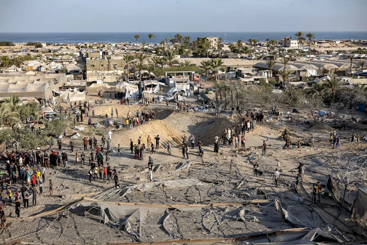 Israel bombardea centro humanitario en el sur de la Franja de Gaza