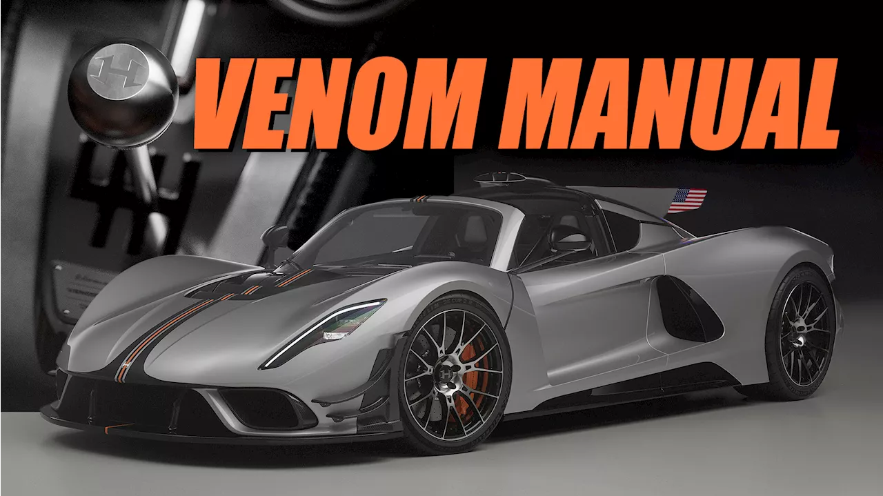 1,817 HP Stick-Shift Hennessey Venom F5-M Is The World’s Most Powerful Manual