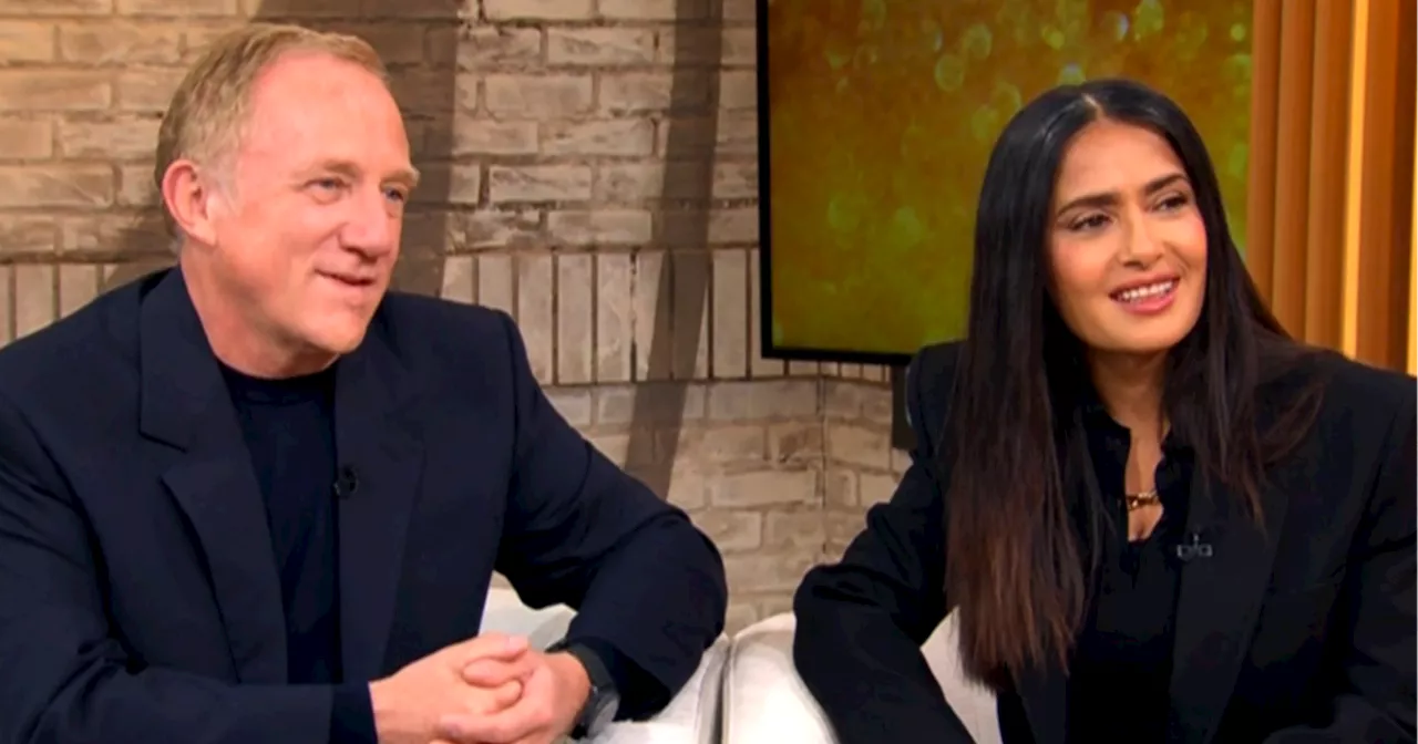 How Salma Hayek Pinault and her husband are working to end violence against women globally