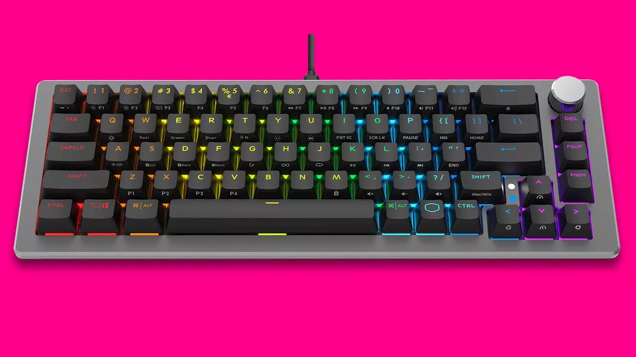 Cooler Master CK720: 65%-Tastatur will „Endgame-Qualität“ liefern