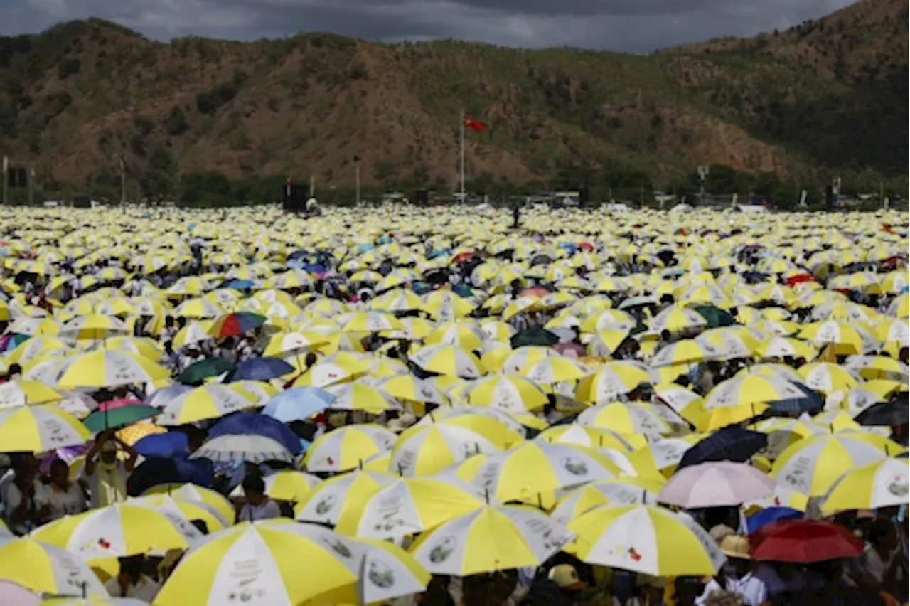 Au Timor oriental, une marée humaine pour la messe du pape