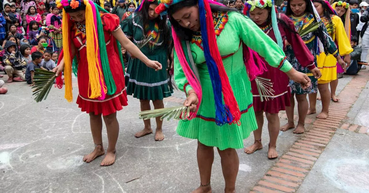 Les Amérindiens emberá ont quitté leur campement au cœur de Bogotá