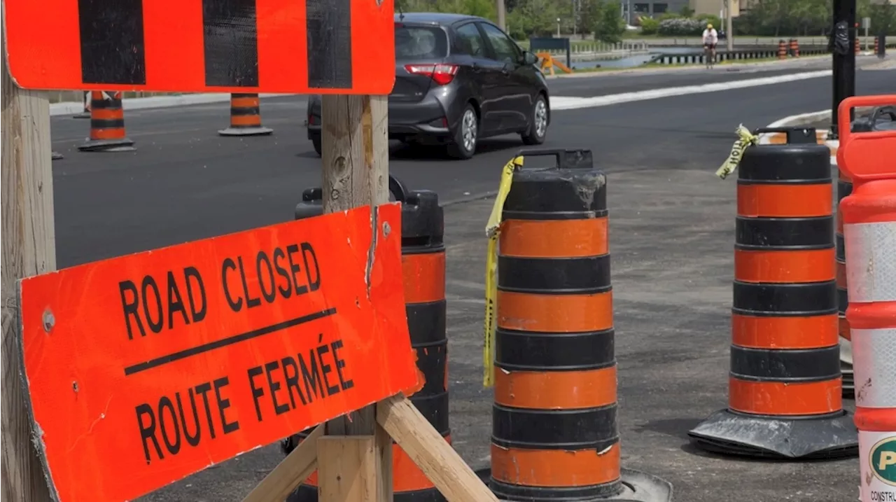 Hwy. 417 eastbound off-ramp Kent Street closed until November