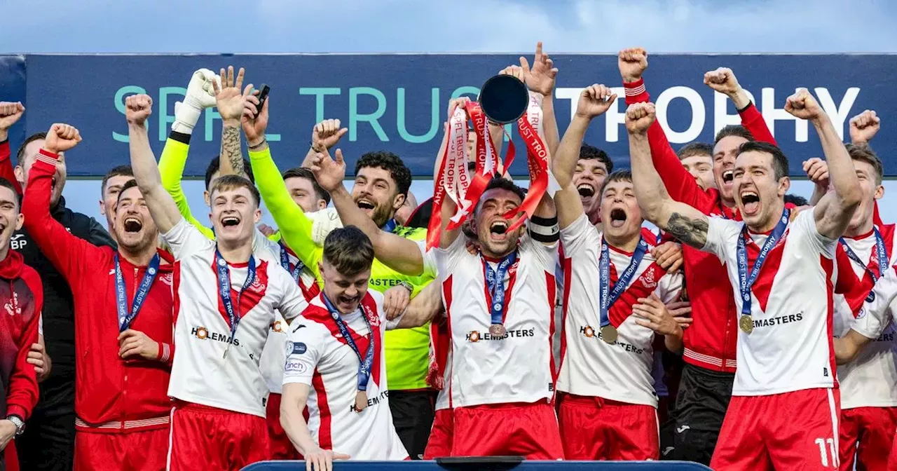 SPFL Trust Trophy Draw: Airdrie to play EK as Hamilton learn last 16 opponents