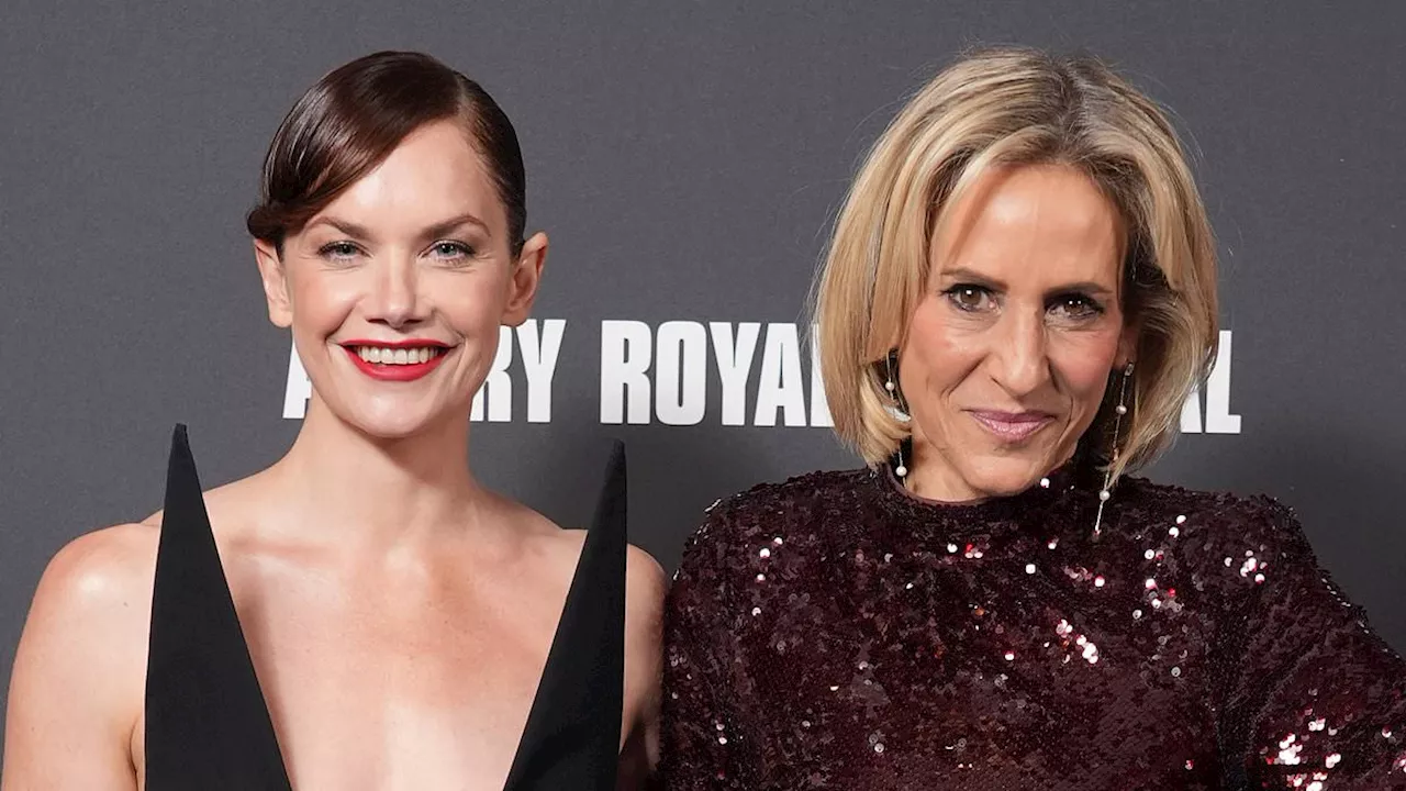 Ruth Wilson and Emily Maitlis attend London screening of Prime Video's A Very Royal Scandal