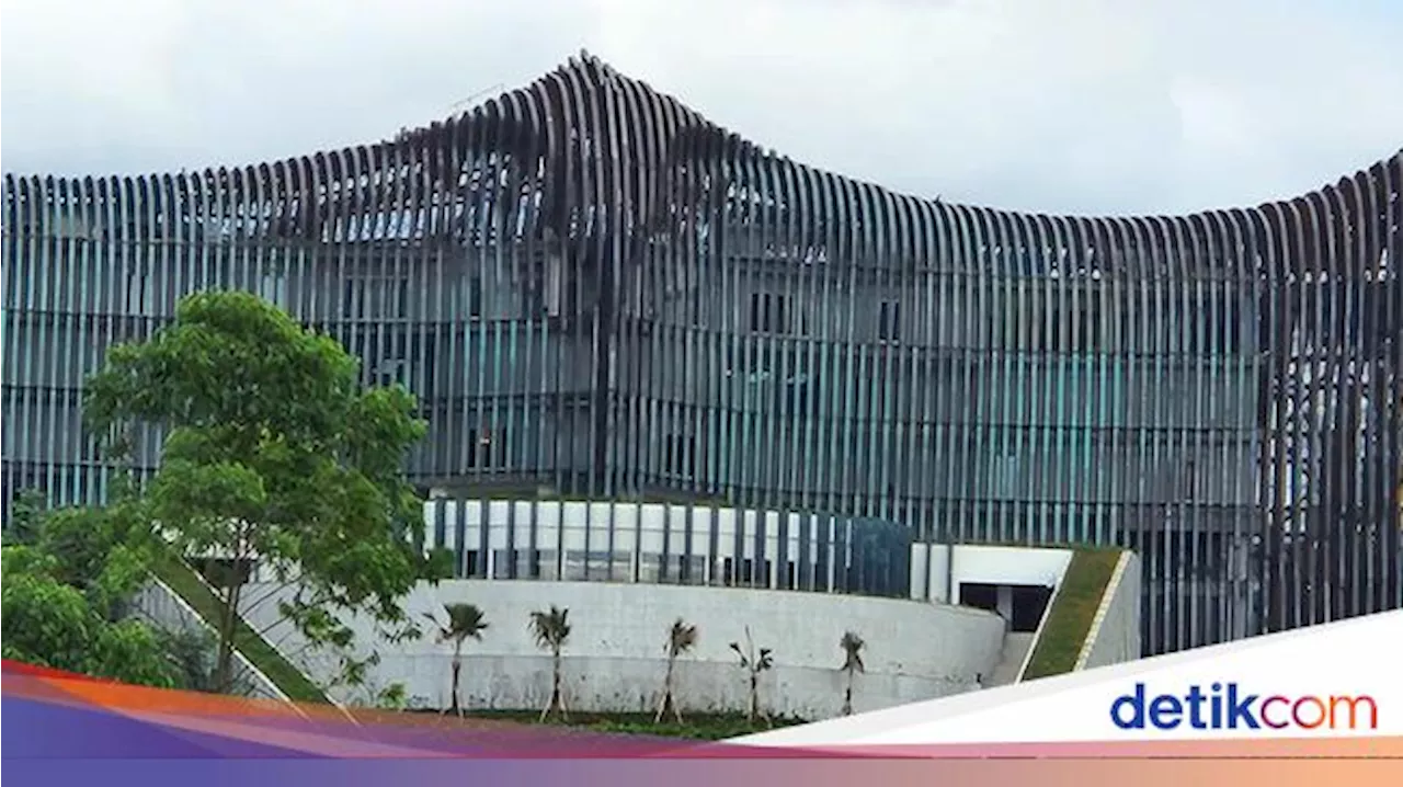 Patung Istana Garuda IKN Kini Berubah Jadi Warna Biru Toska, Ini Alasannya