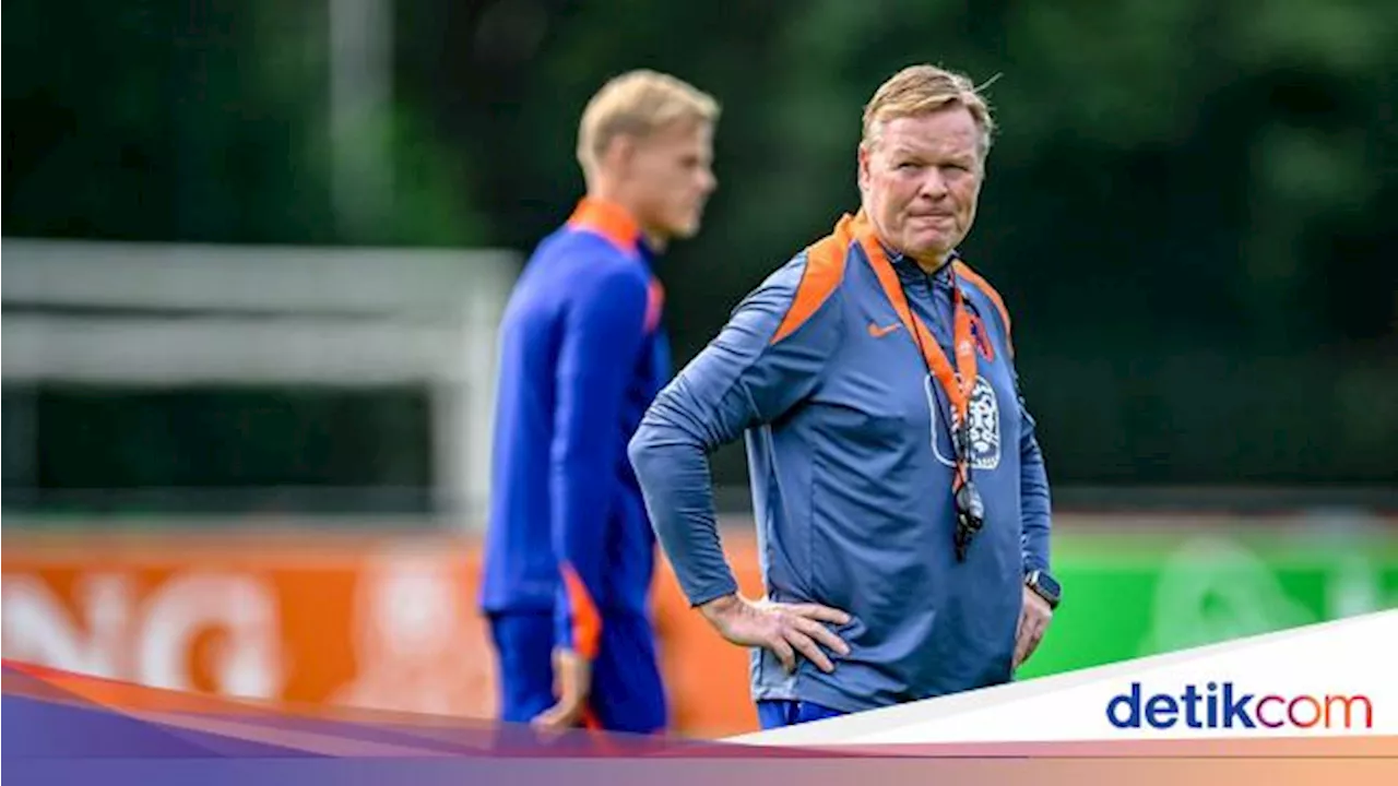 Kata Ronald Koeman Usai 2 Pemain Belanda Ribut di Sesi Latihan