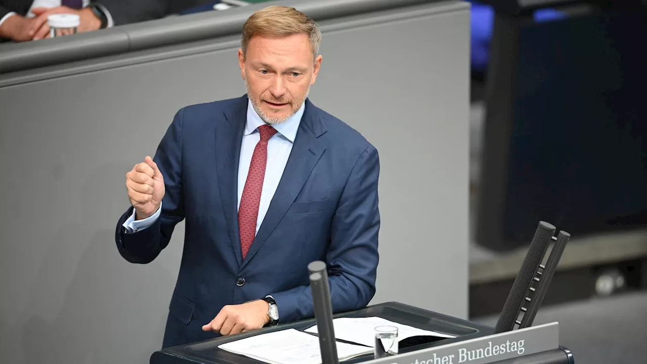 Lindner wirbt für Verabschiedung seines Haushaltsentwurfs