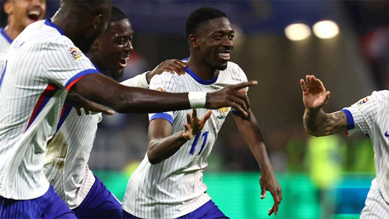 France beat Belgium with Kolo Muani and Dembele goals