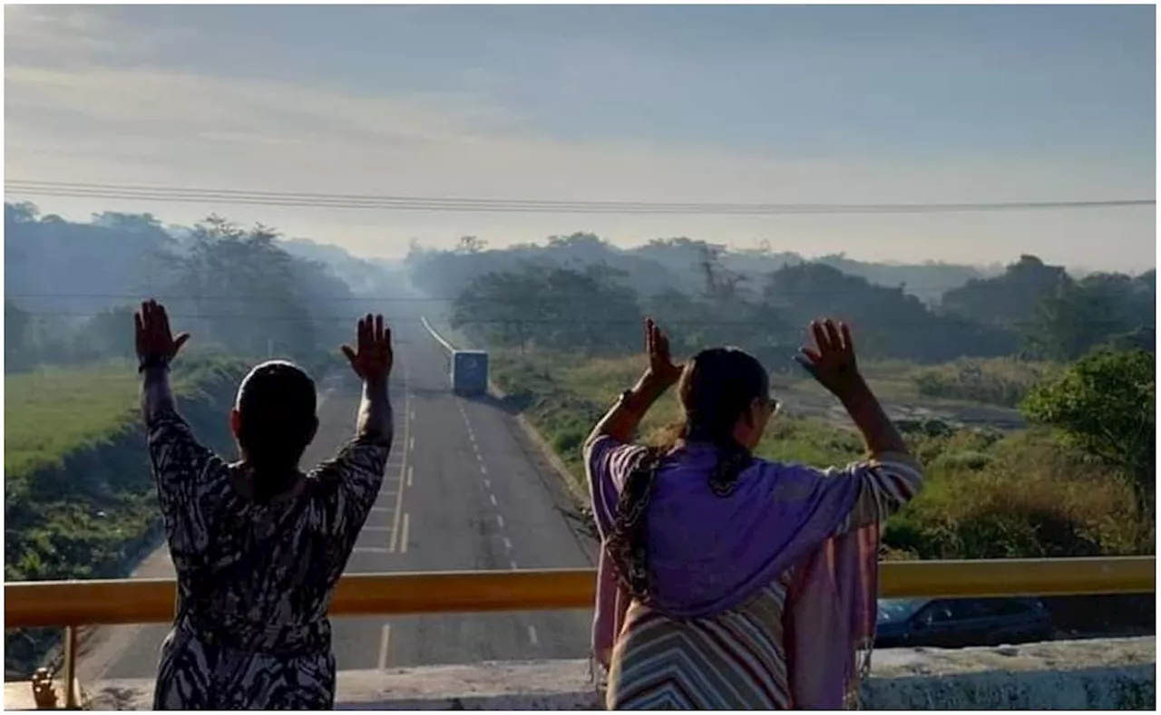 Grupo armado realiza asalto masivo a automovilistas en autopista que cruza Chiapas y Veracruz