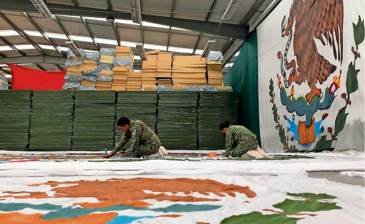 Preparan Bandera monumental para el 15 de septiembre