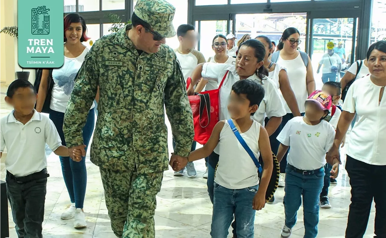 Tren Maya ofrece viaje con “boleto de oro” a niños con cáncer, “el tesoro más valioso”