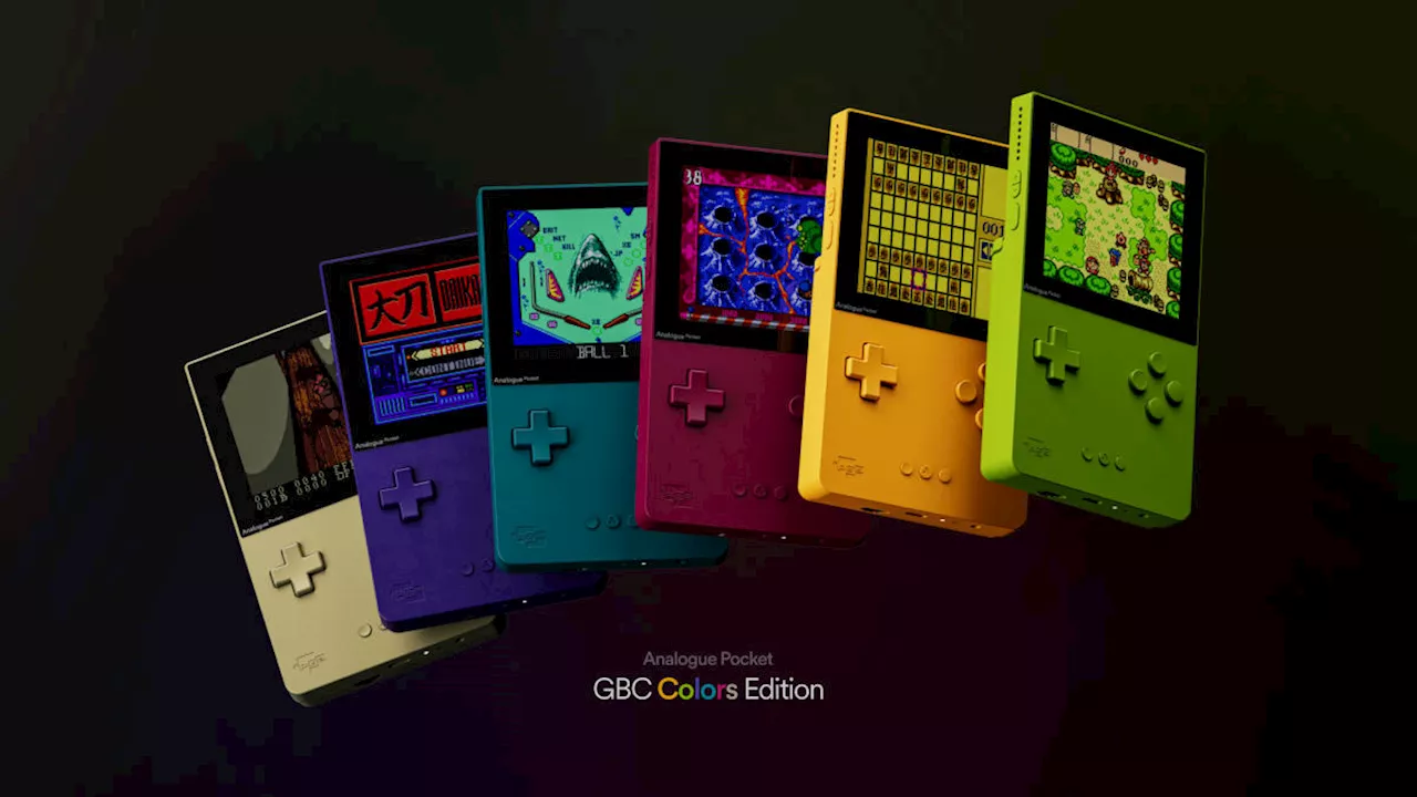 Analogue's latest limited edition Pocket consoles are inspired by the Game Boy Color