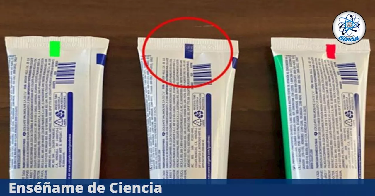 ¿Qué significan los colores que tienen los tubos de pasta dental?