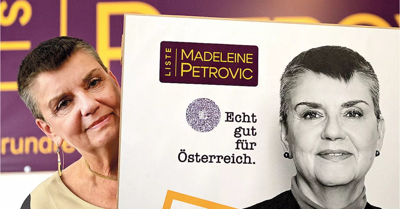 Einst tief grün, jetzt fast blau: Die Umfärbung der Madeleine Petrovic