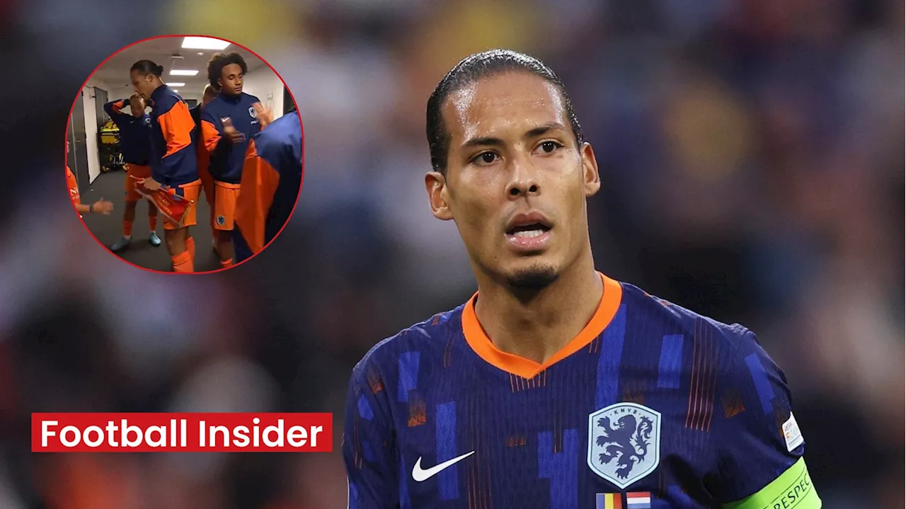 Liverpool news: Van Dijk and Joshua Zirkzee blank each other as footage emerges