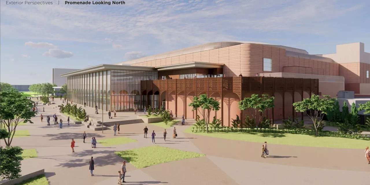 City publishes new renderings of arena to be constructed at Mobile Civic Center site