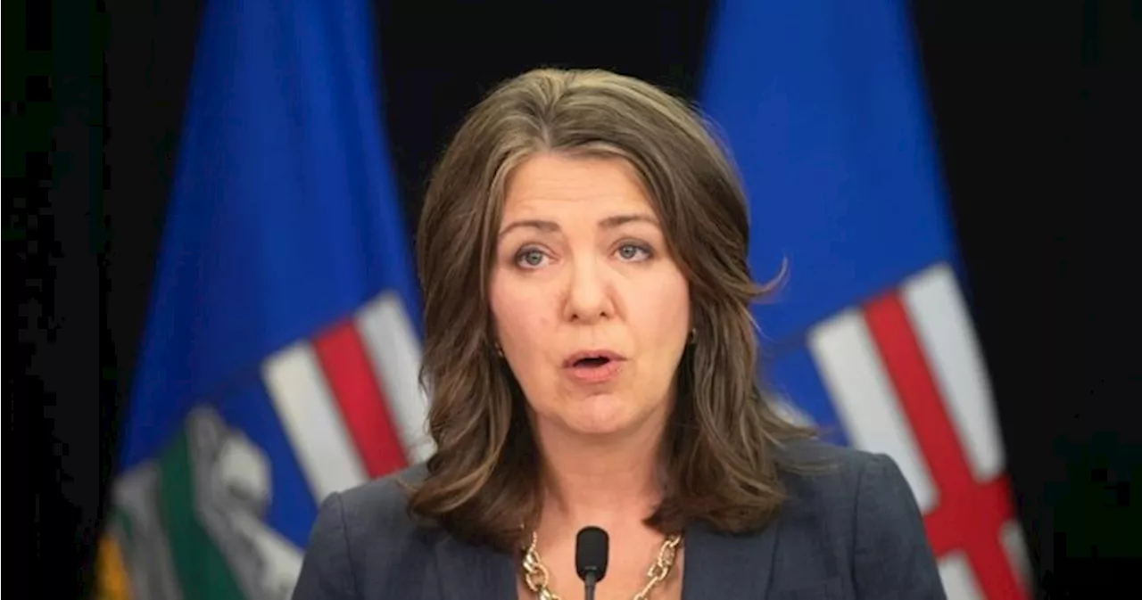 Alberta Premier Danielle Smith defends sharing public policy plans at members-only UCP events