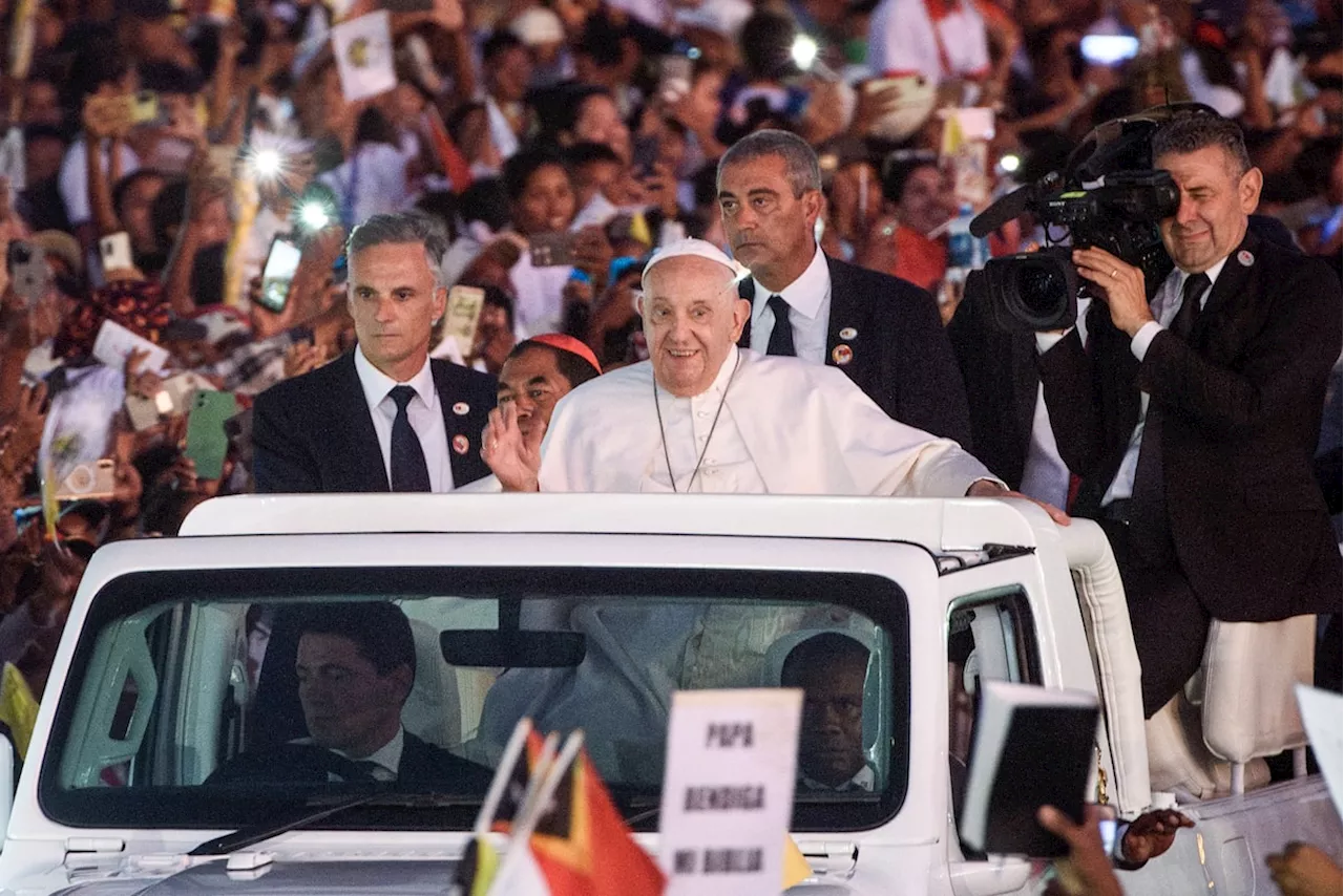 Around 600,000 people in East Timor turn out for Mass with Pope Francis