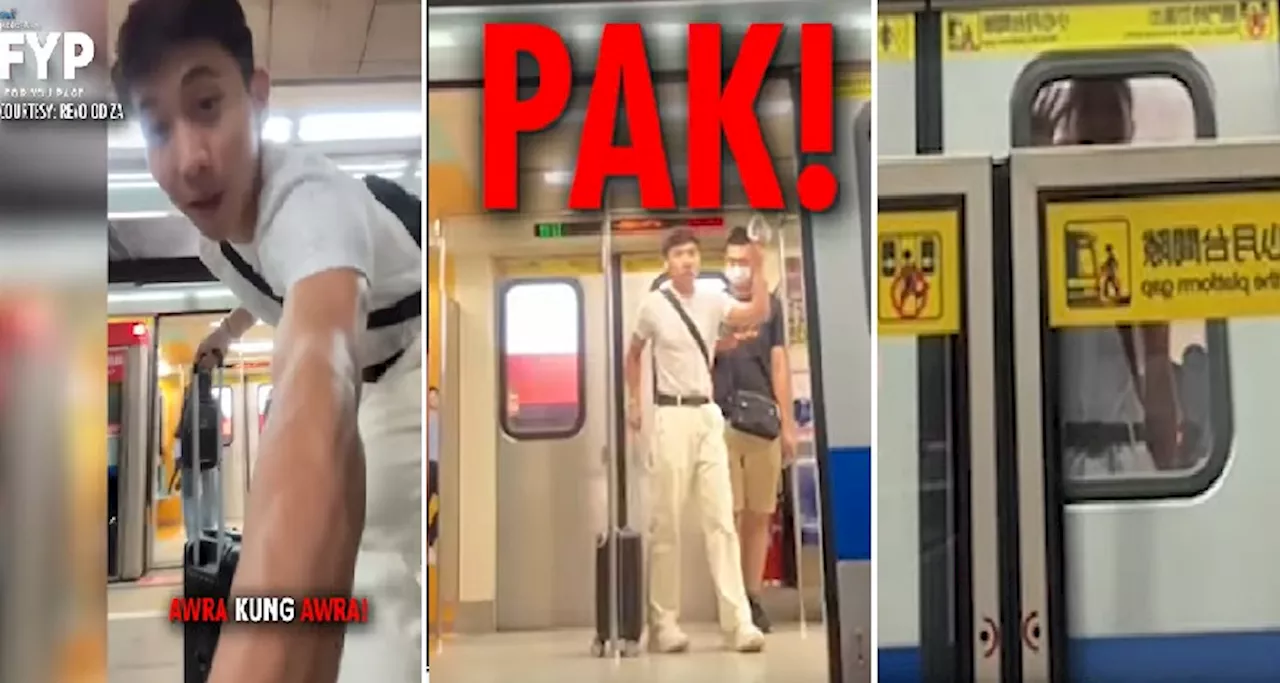 OFW na bina-vlog ang sarili sa pagsakay ng tren, naiwan ang cellphone sa labas nang umandar ang sasakyan