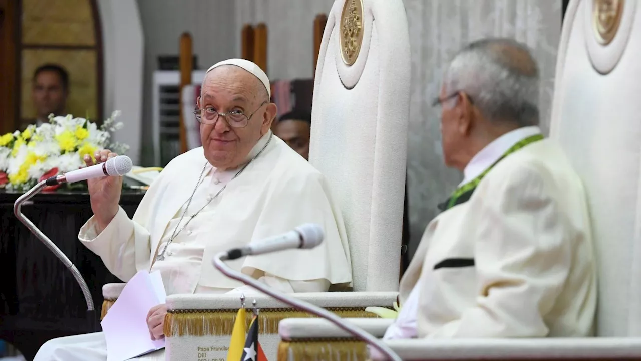 Pope to people of Timor-Leste: Let your faith be your culture!