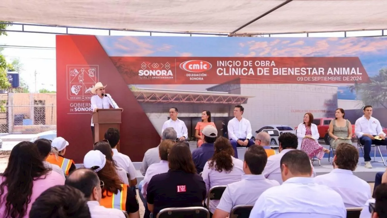 Alfonso Durazo cumple compromiso con primer modelo público de atención animal en Sonora