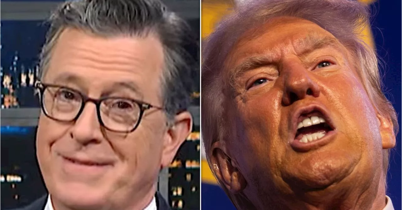 Stephen Colbert Responds To Report Trump Wants Him 'Punished' If He Wins Election