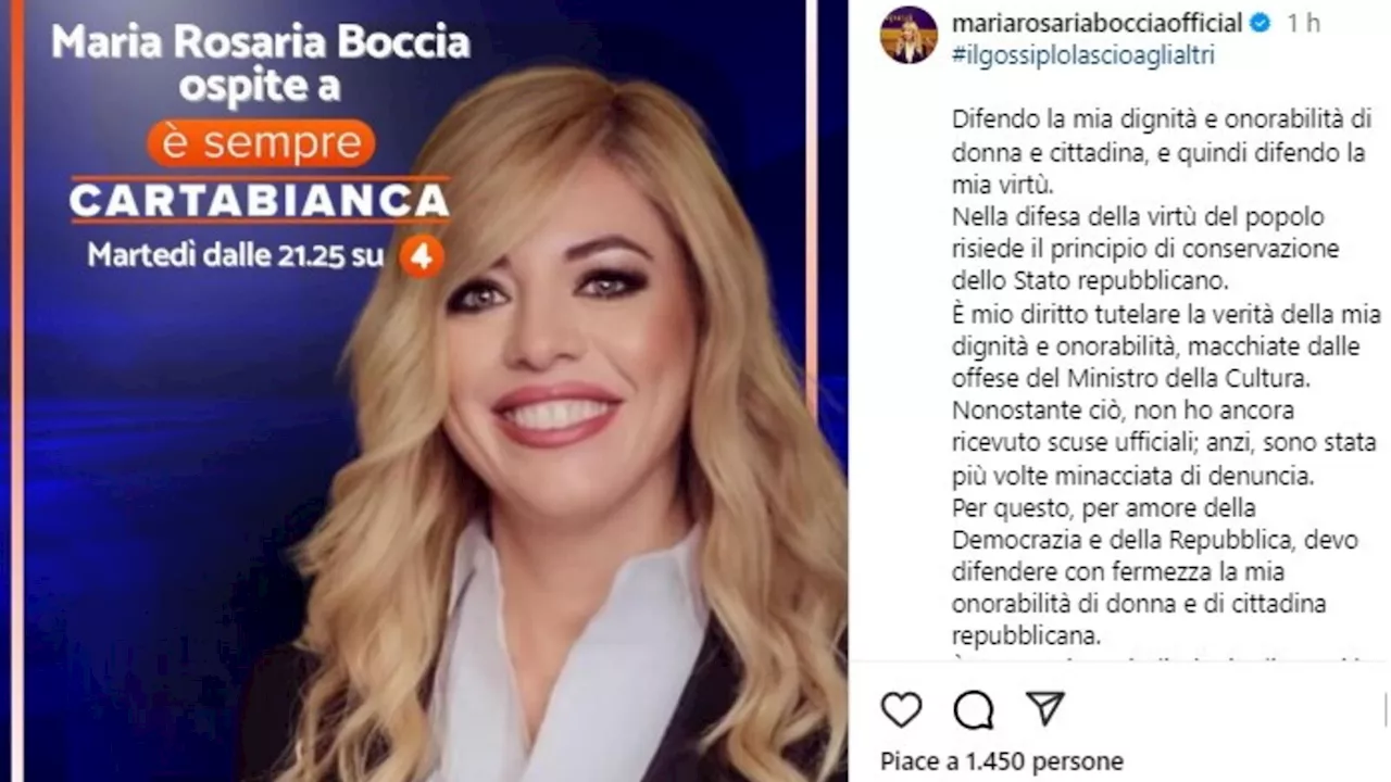 Maria Rosaria Boccia stasera da Bianca Berlinguer in versione madre della Patria: 'Difendo la verità, contro …