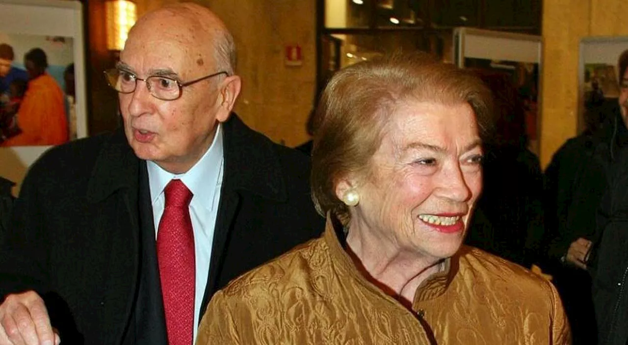 La scomparsa di Clio, first lady discreta al fianco di Napolitano per 64 anni