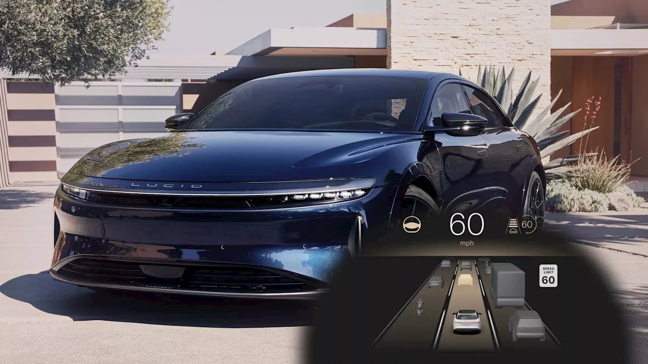 Lucid Air Gets 3D Lane Visualization, Ditches Amazon Alexa