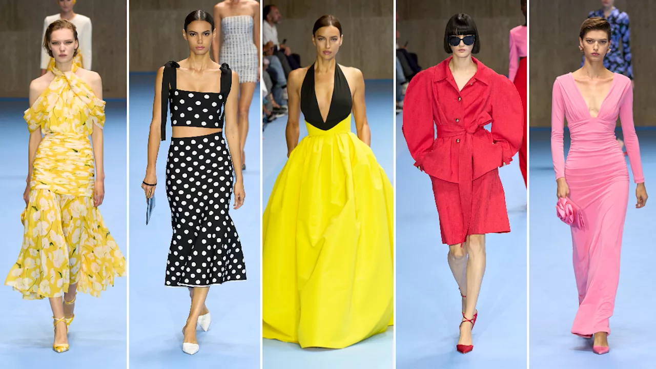 Pois, fiori e romanticismo: la primavera/estate 2025 di Carolina Herrera è un inno alla femminilità