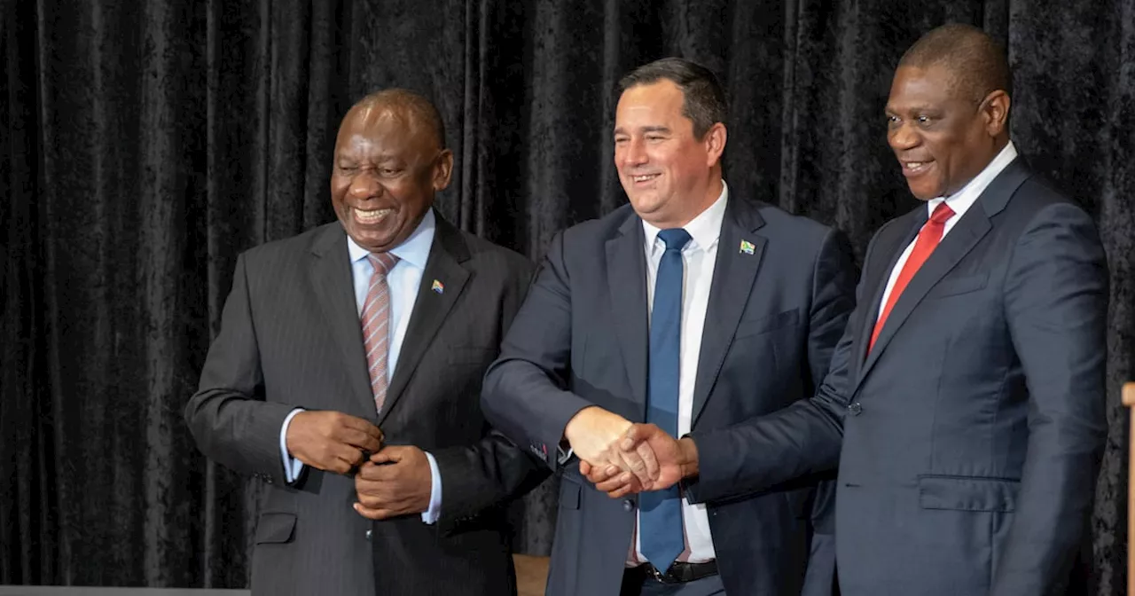 Cordial coalition finding its feet in South Africa