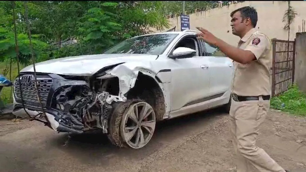 बेकाबू Audi ने कई गाड़ियों को मारी टक्कर, महाराष्ट्र भाजपा अध्यक्ष बावनकुले के बेटे के नाम पर रजिस्टर्ड है कार