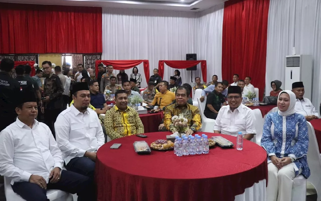 Tiga Calon Bupati Inhu Berkumpul di Polres, Siap Jaga Situasi Pilkada Damai