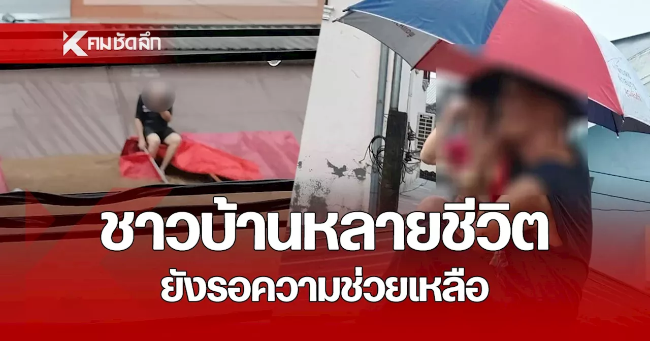 น้ำท่วมแม่สาย วิกฤต ชาวบ้าน-สัตว์เลี้ยง ยังรอความช่วยเหลือ