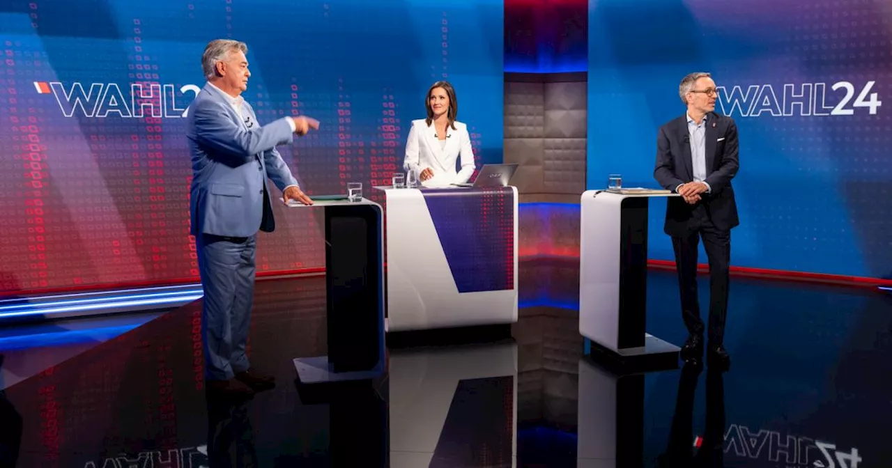 Scharfe Worte: Kogler und Kickl auf Konfrontationskurs bei ORF-Duell