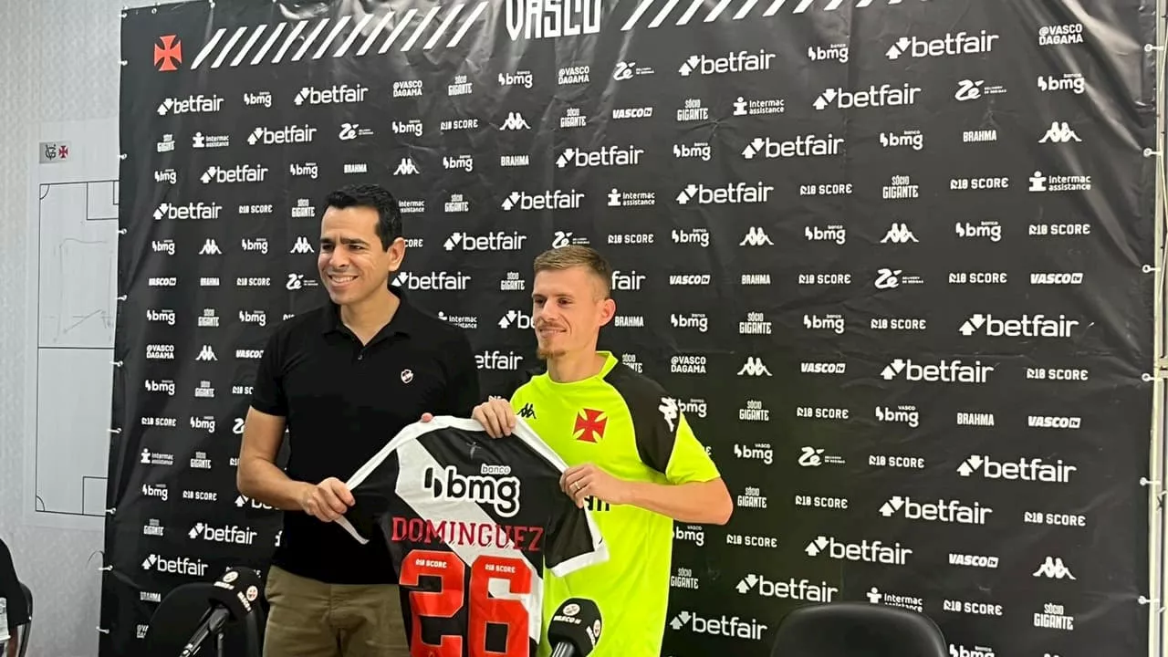 Apresentado pelo Vasco, Máxime Dominguez projeta clássico contra o Flamengo: ‘Tem que ganhar’