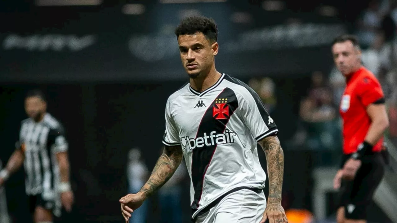 Sem Coutinho, Vasco embarca para enfrentar o Athletico-PR em Curitiba