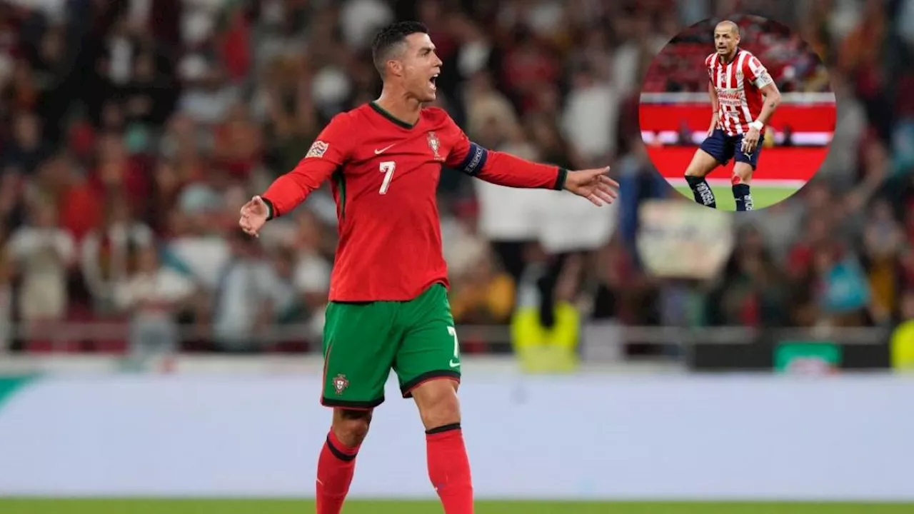 Cristiano Ronaldo minimiza al 'Chicharito' Hernández en una dinámica y genera polémica (VIDEO)