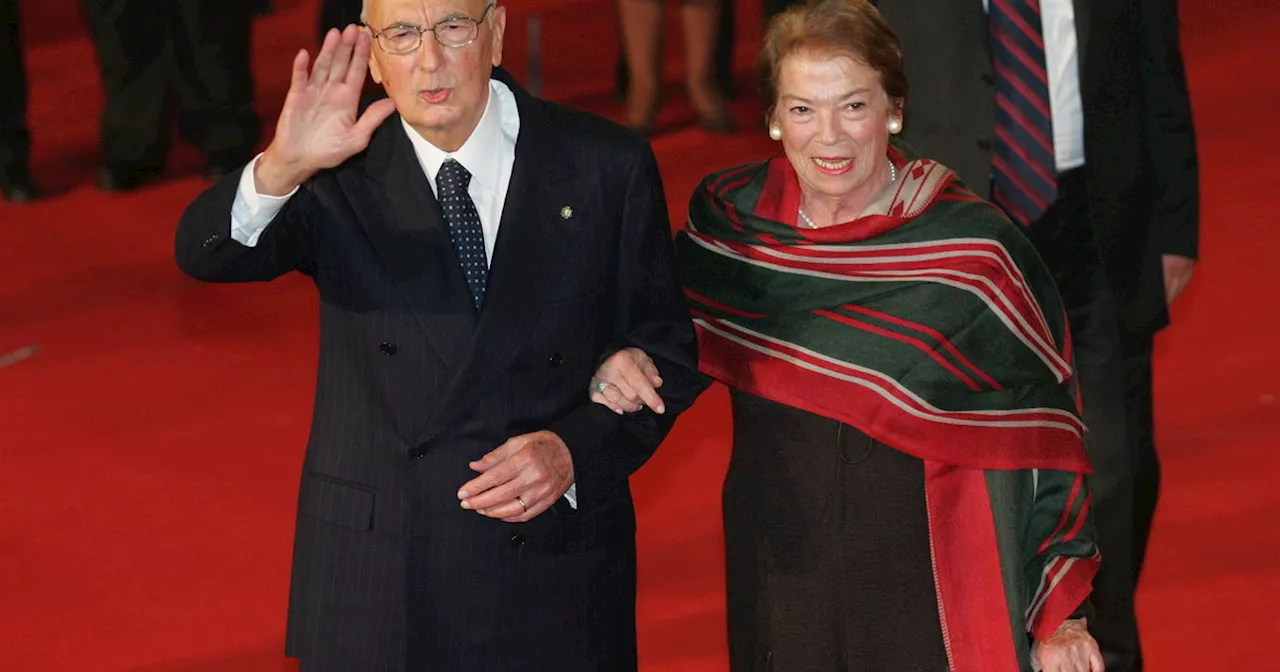 Morta Clio Bittoni, la moglie dell&#039;ex presidente Napolitano: aveva 89 anni