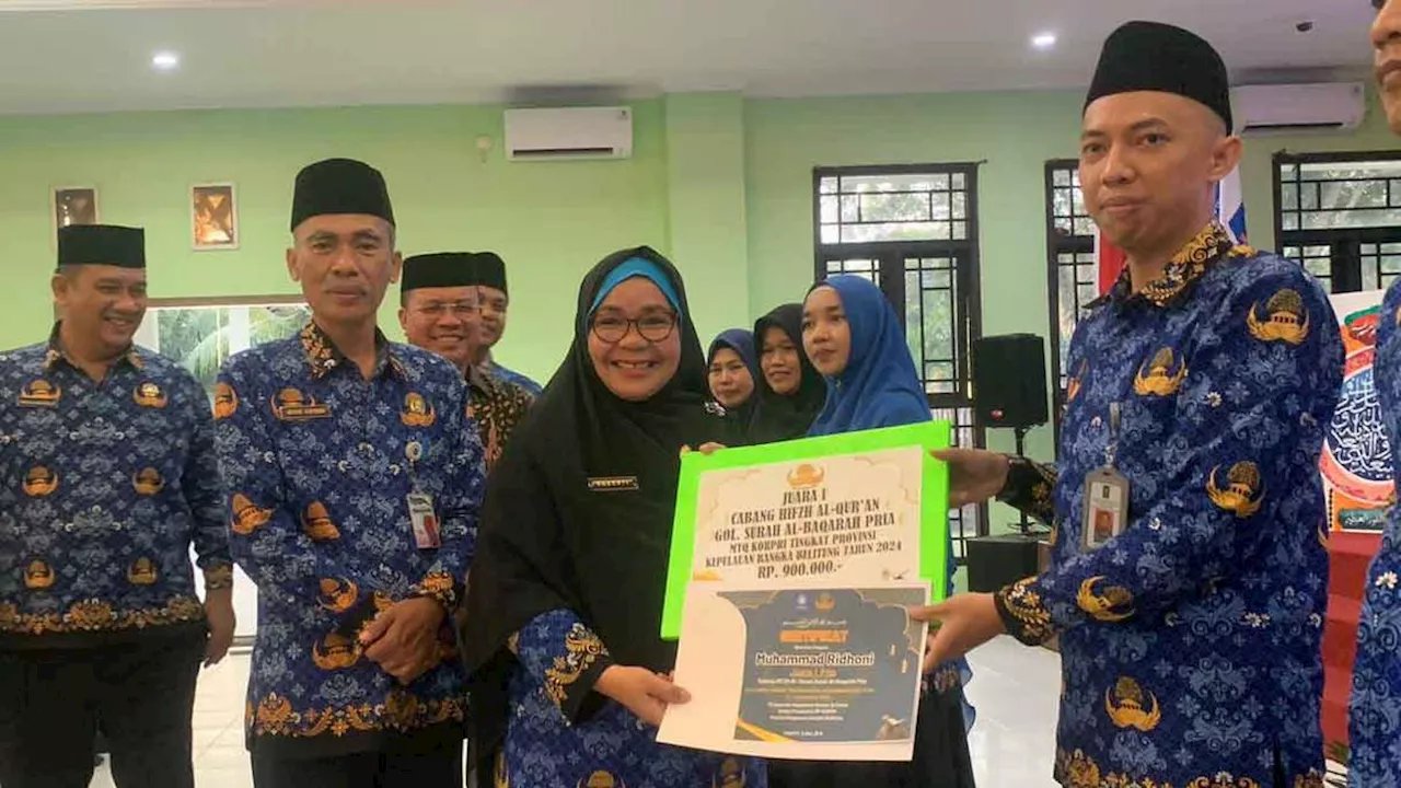 Cerita Pegawai Imigrasi Tanjungpinang Raih Juara 1 MTQ Korpri Babel