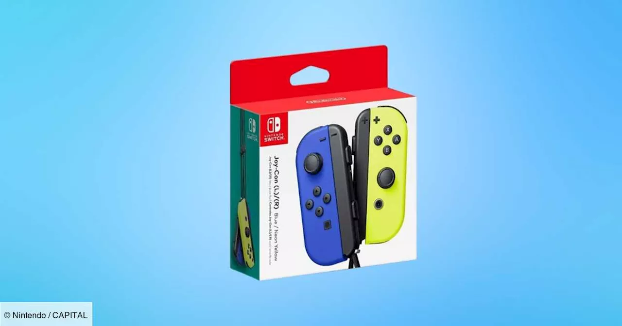 Joycon Nintendo Switch : l'accessoire indispensable pour jouer est en promotion chez Amazon