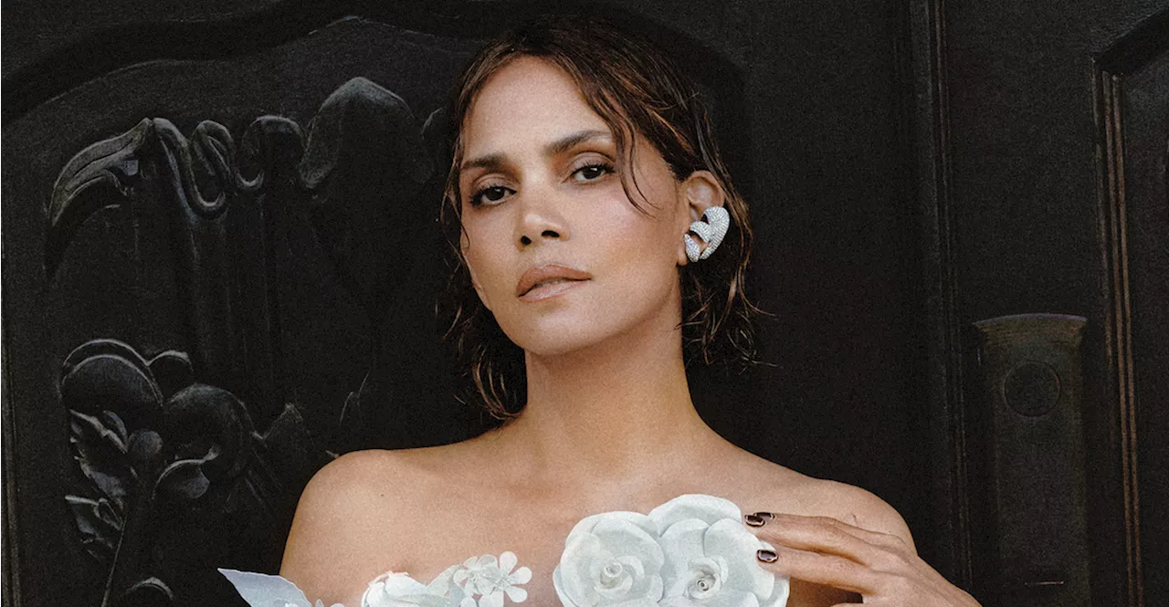 Halle Berry Wears a Sculpture Instead of a Top on the Cover of 'Marie Claire'